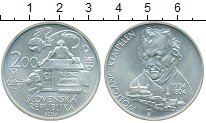 

Монеты Клуб Нумизмат, Монета Словакия 200 крон Серебро 2004 UNC-