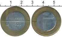 

Монеты Клуб Нумизмат, Монета Словения 500 толаров Биметалл 2003 UNC-