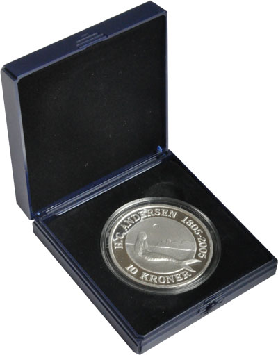 

Подарочные монеты Клуб Нумизмат, Набор монет Дания 10 крон Серебро 2005 Proof