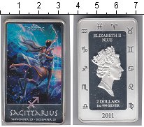 

Подарочные монеты Клуб Нумизмат, Набор монет Ниуэ 2 доллара Серебро 2011 Proof