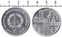 

Монеты Клуб Нумизмат, Монета ГДР 10 марок Серебро 1974 XF