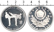 

Монеты Клуб Нумизмат, Монета Южная Корея 5000 вон Серебро 1987 Proof-